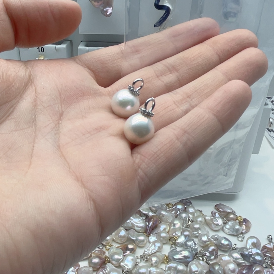 合金颈饰淡水珍珠