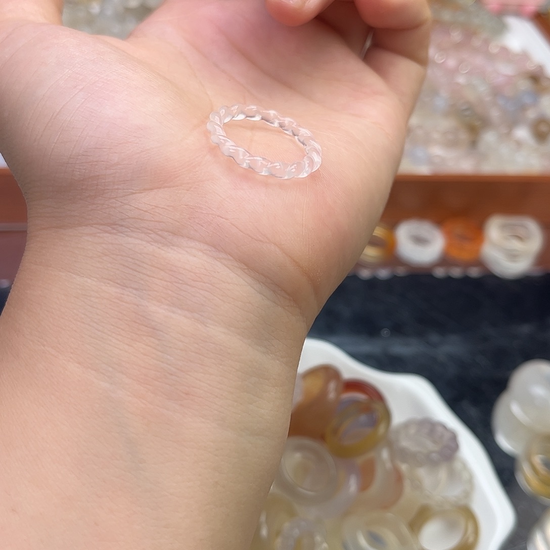 戒指未镶嵌玛瑙/玉髓11 号18