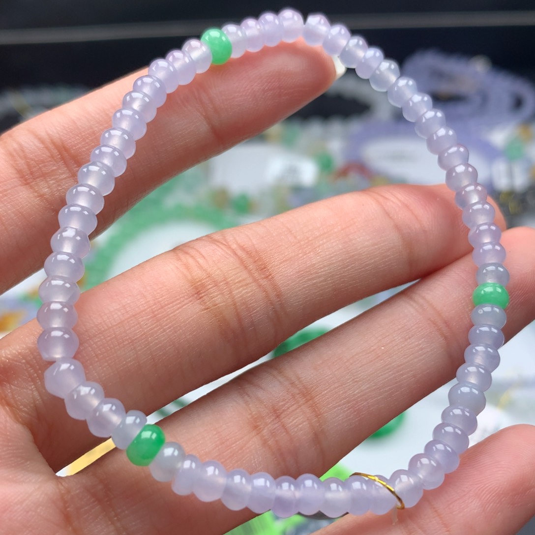 翡翠手链未镶嵌卡