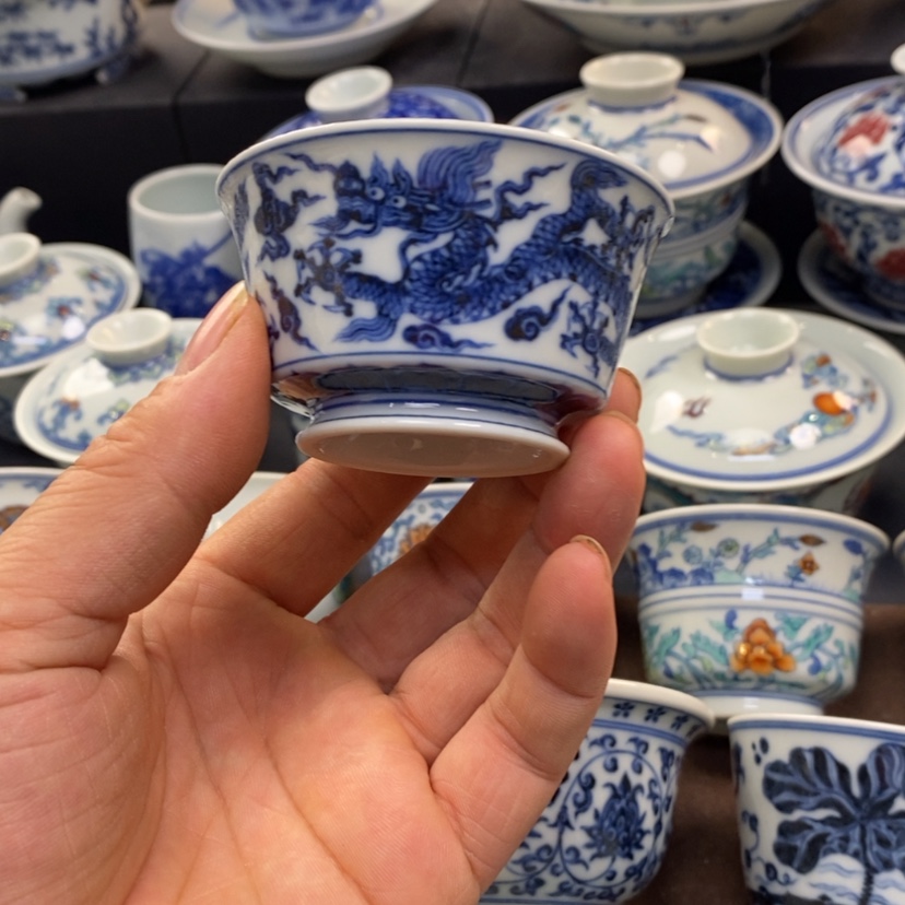 【闪购商品】景德镇柴窑马蹄杯