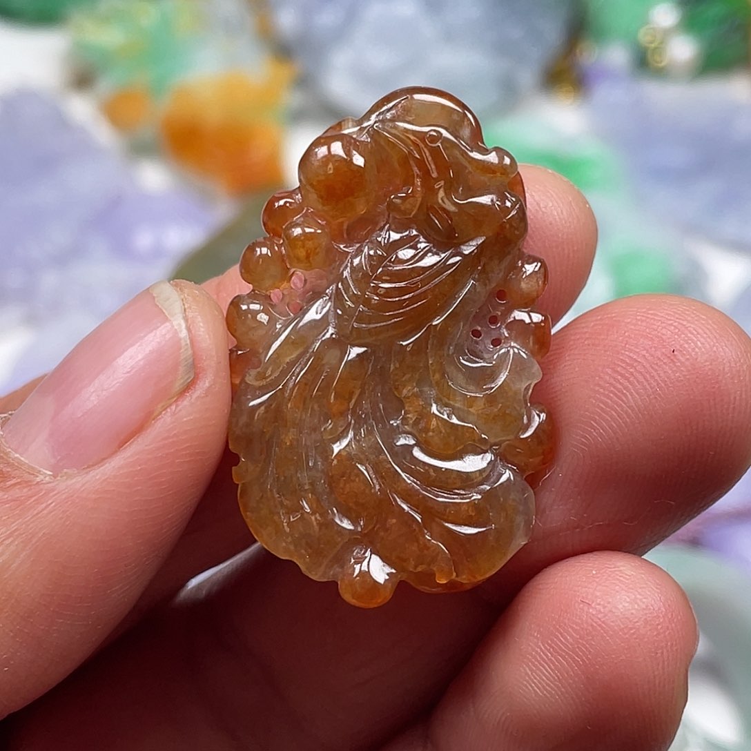 颈饰未镶嵌翡翠翡玉缘翡翠