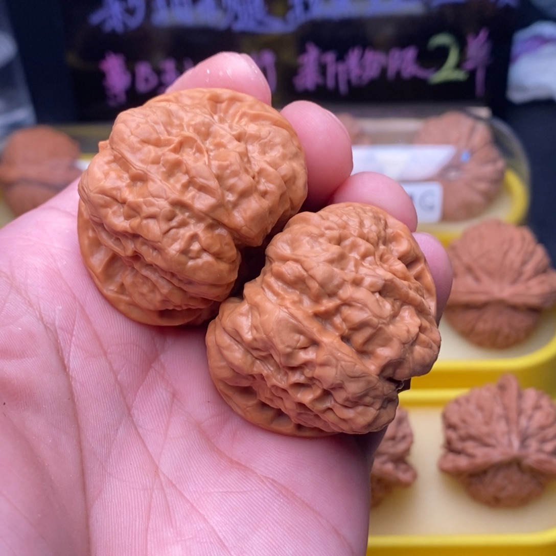 锋***阻吊坠桃核蛤蟆头有瑕疵44