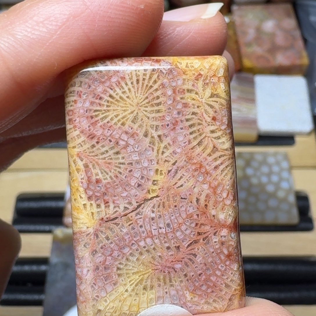 硅化玉小龙凤纹未镶嵌