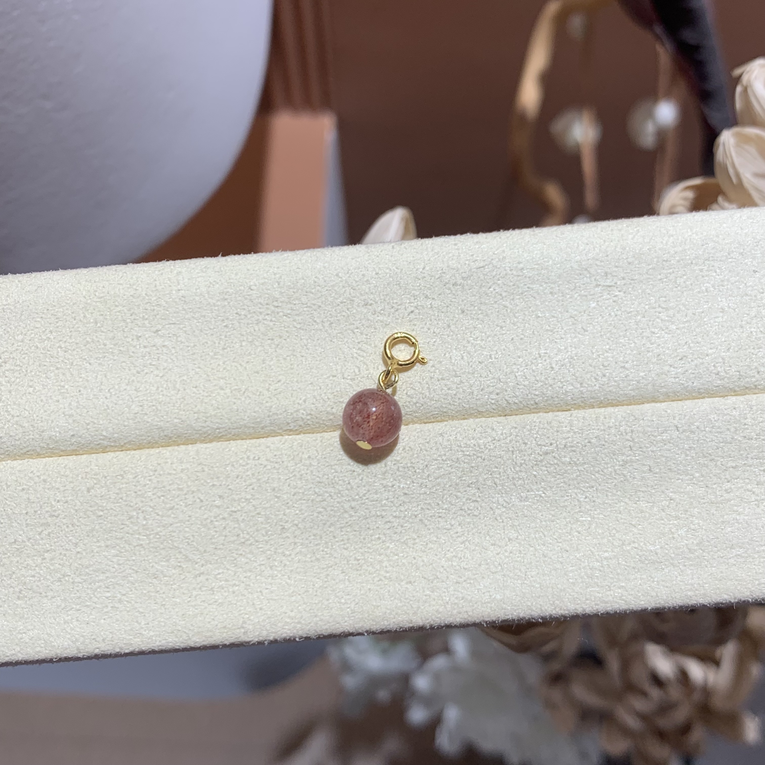 【一菲臻选】草莓晶吊坠-多样性发其一HB73|BSJ5