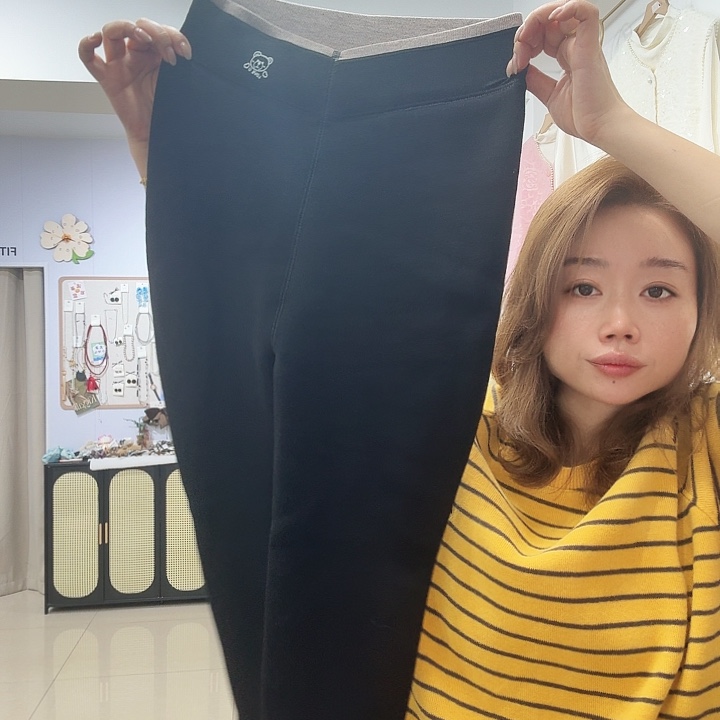 背心加绒打底裤500克重，100斤穿到200斤，不掉档