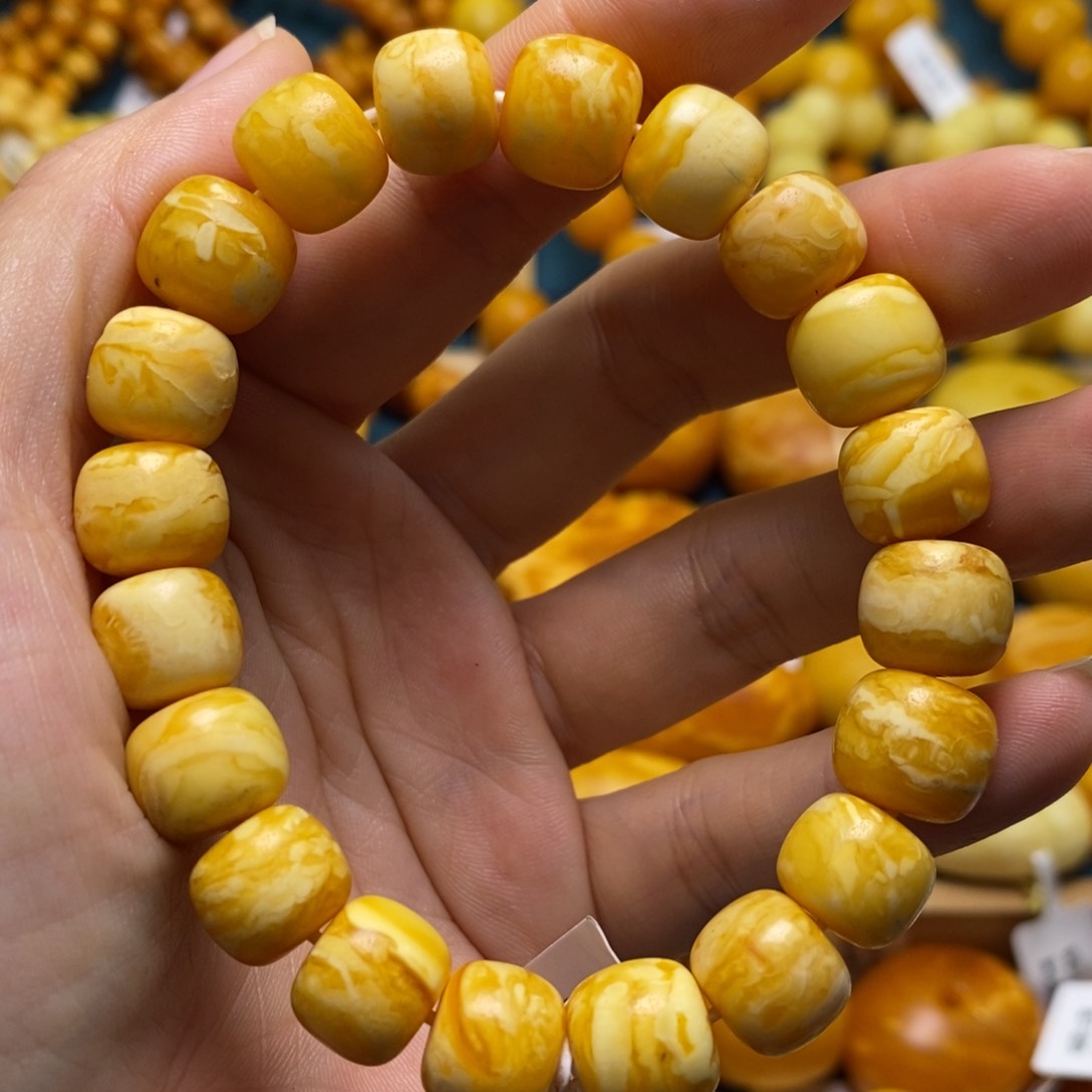 琥珀手链未镶嵌11加