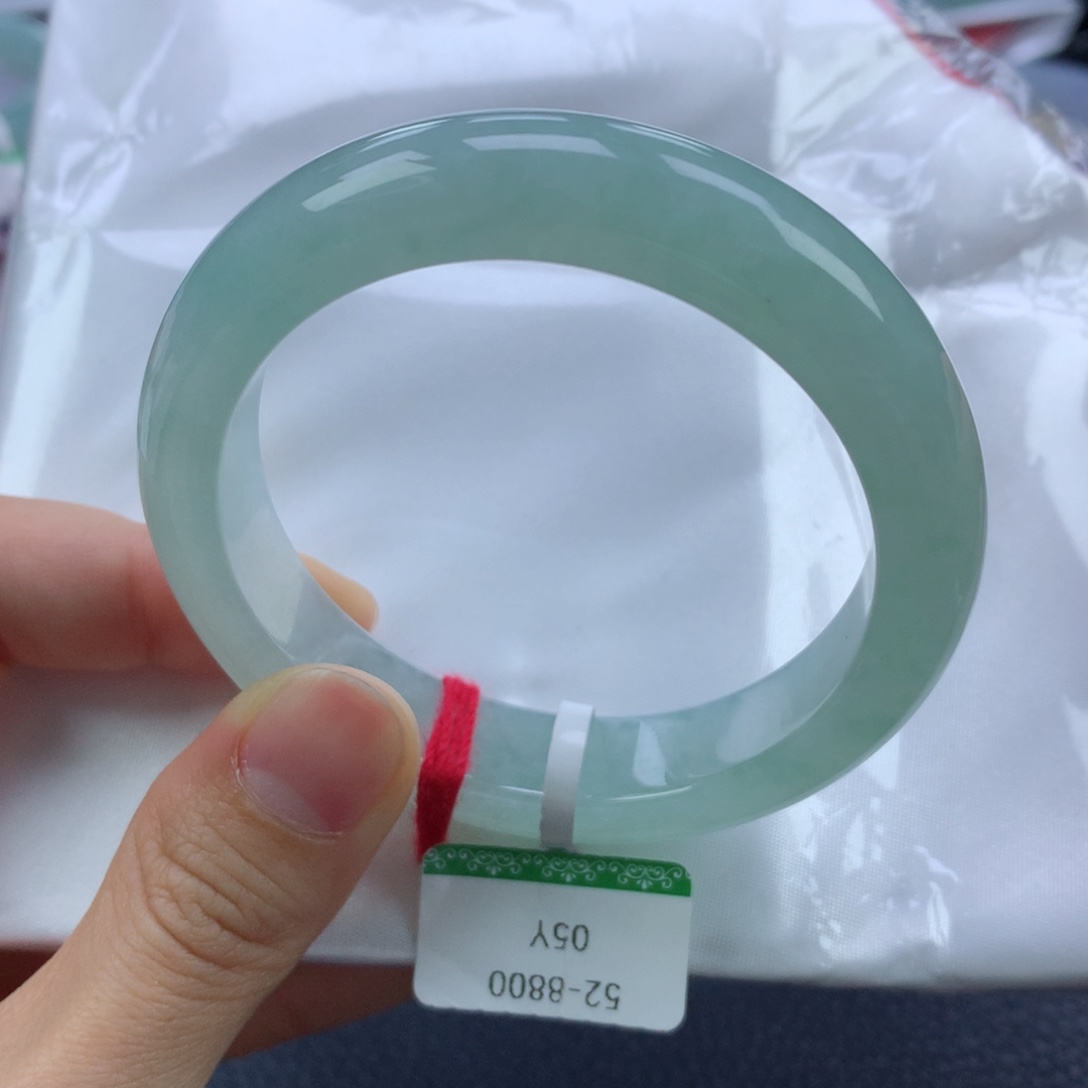 翡翠手镯未镶嵌52.8正