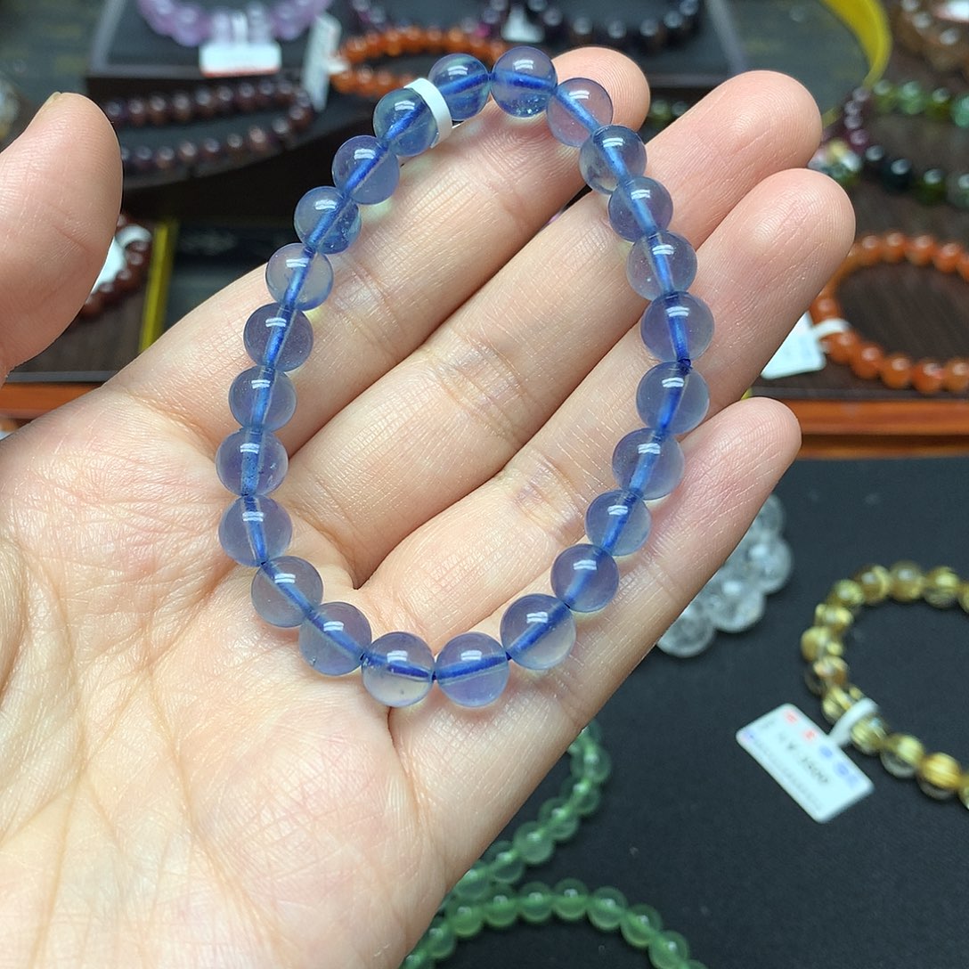 一***好水晶手串未镶嵌手链