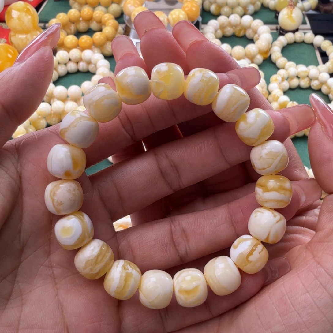 琥珀裸石未镶嵌天然蜜蜡12.3m