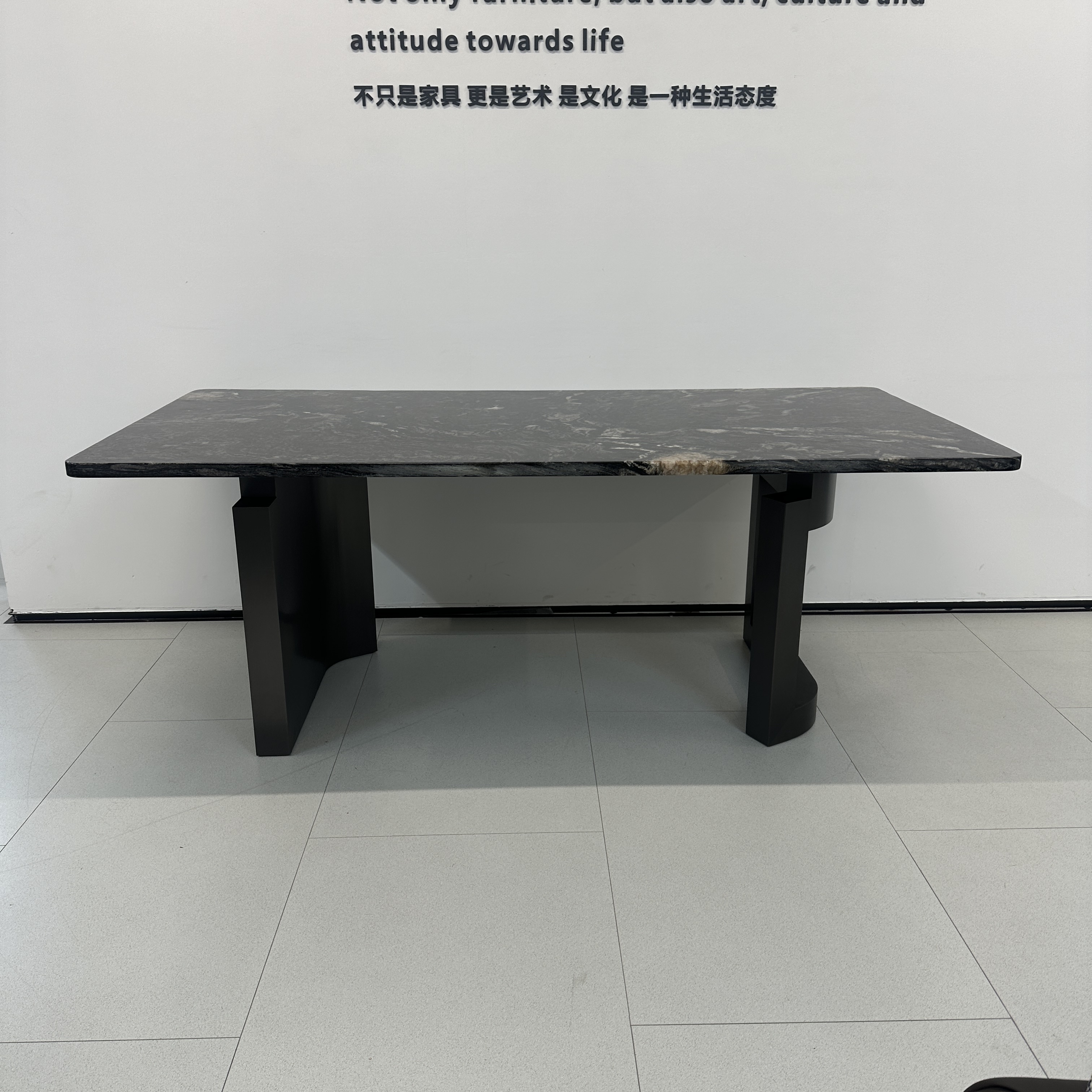 T-653餐桌｜天然大理石餐桌现代简约餐桌网红奢石长方形餐桌
