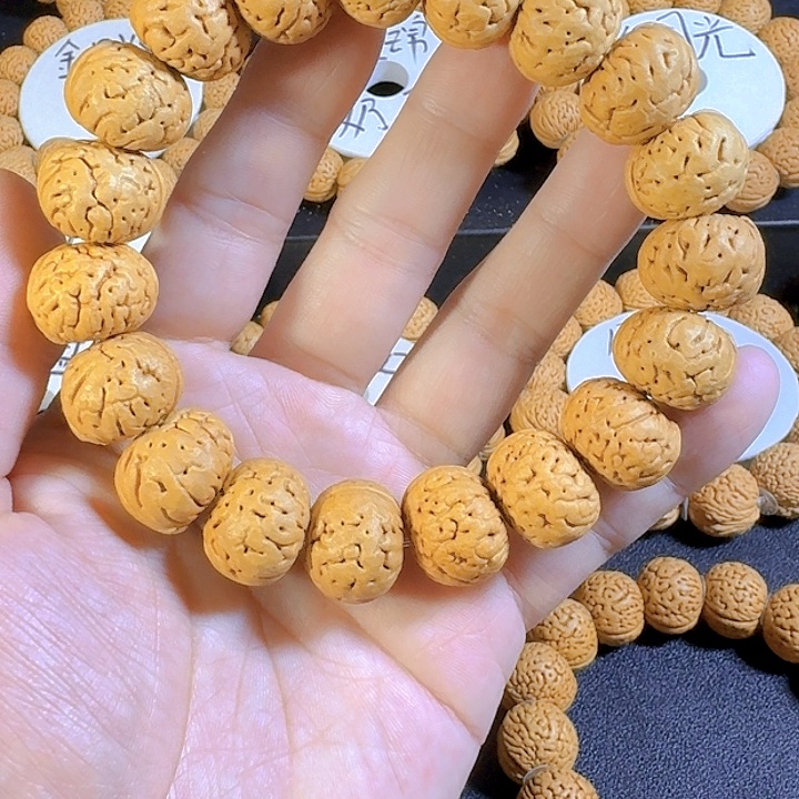 吊坠桃核19纽扣桃核手串