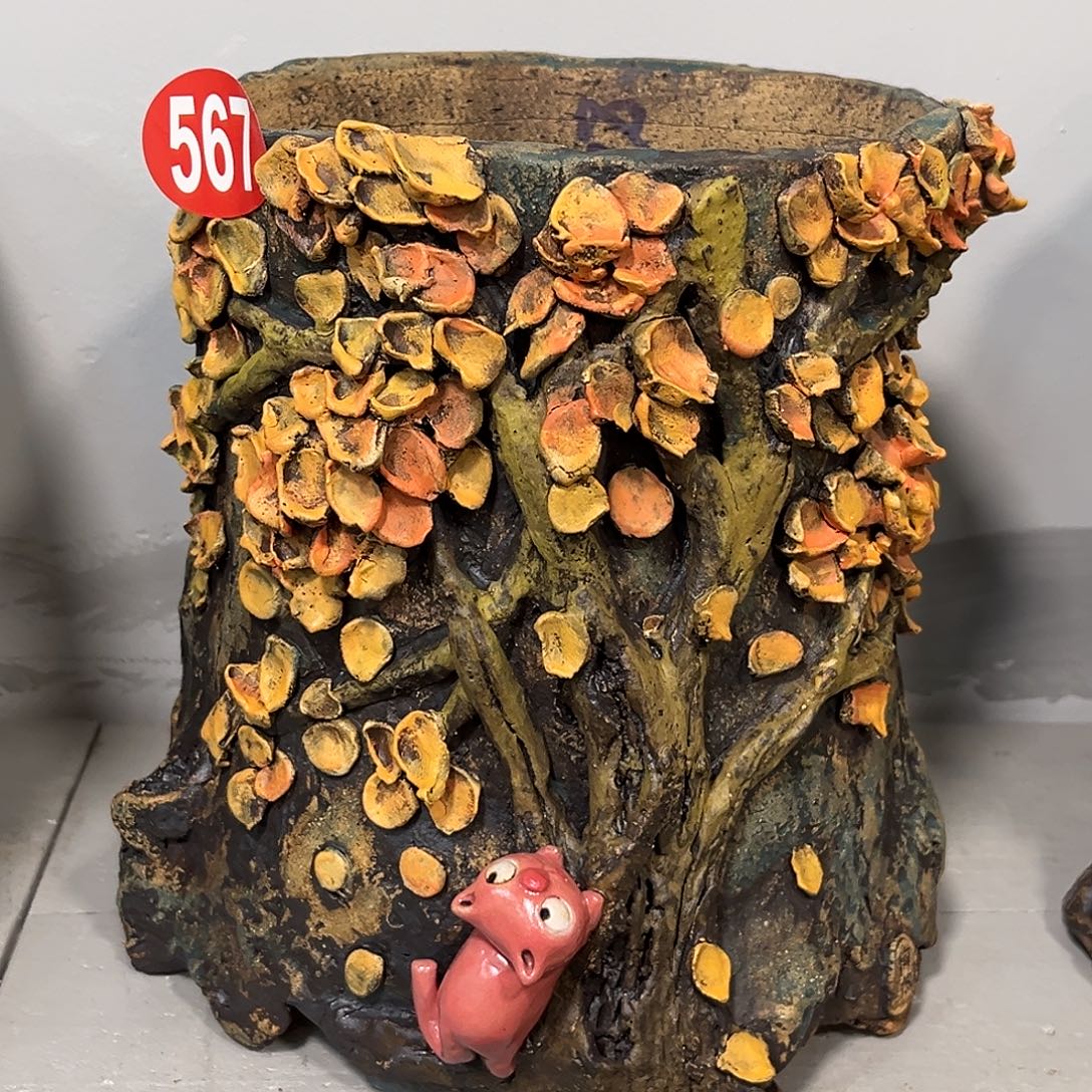 567 号陶然花器多肉植物手工花盆