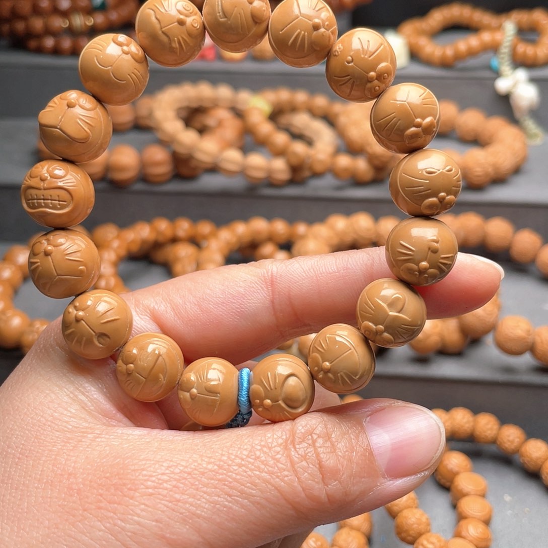 猴头核桃吊坠哆啦A梦