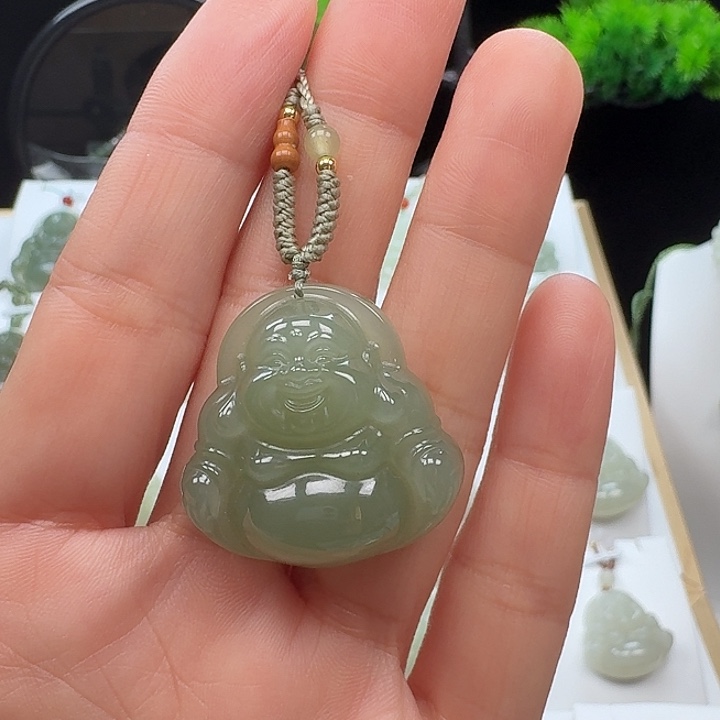 〆***ベ和田玉未镶嵌颈饰
