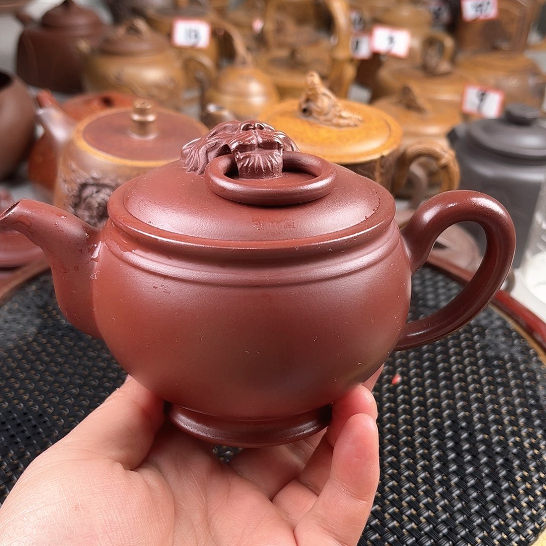 紫泥茶壶宜兴紫砂