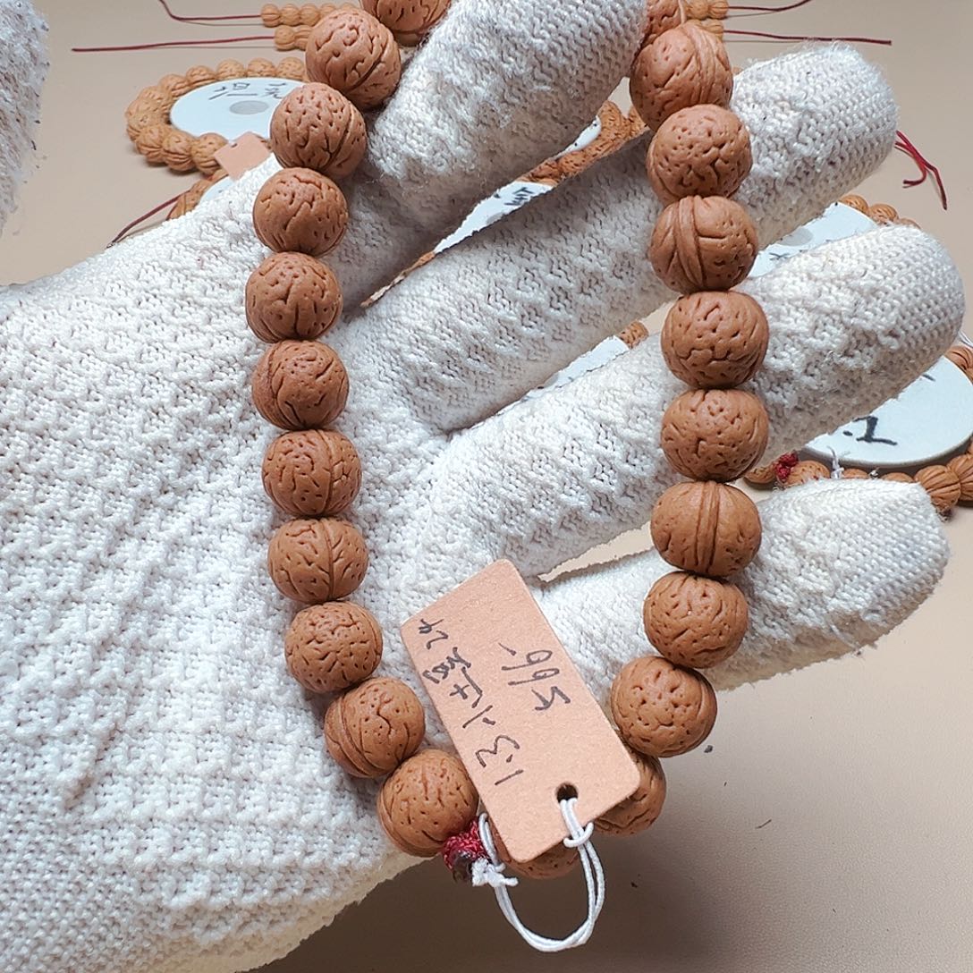 老***虎桃核手串小土豆精品