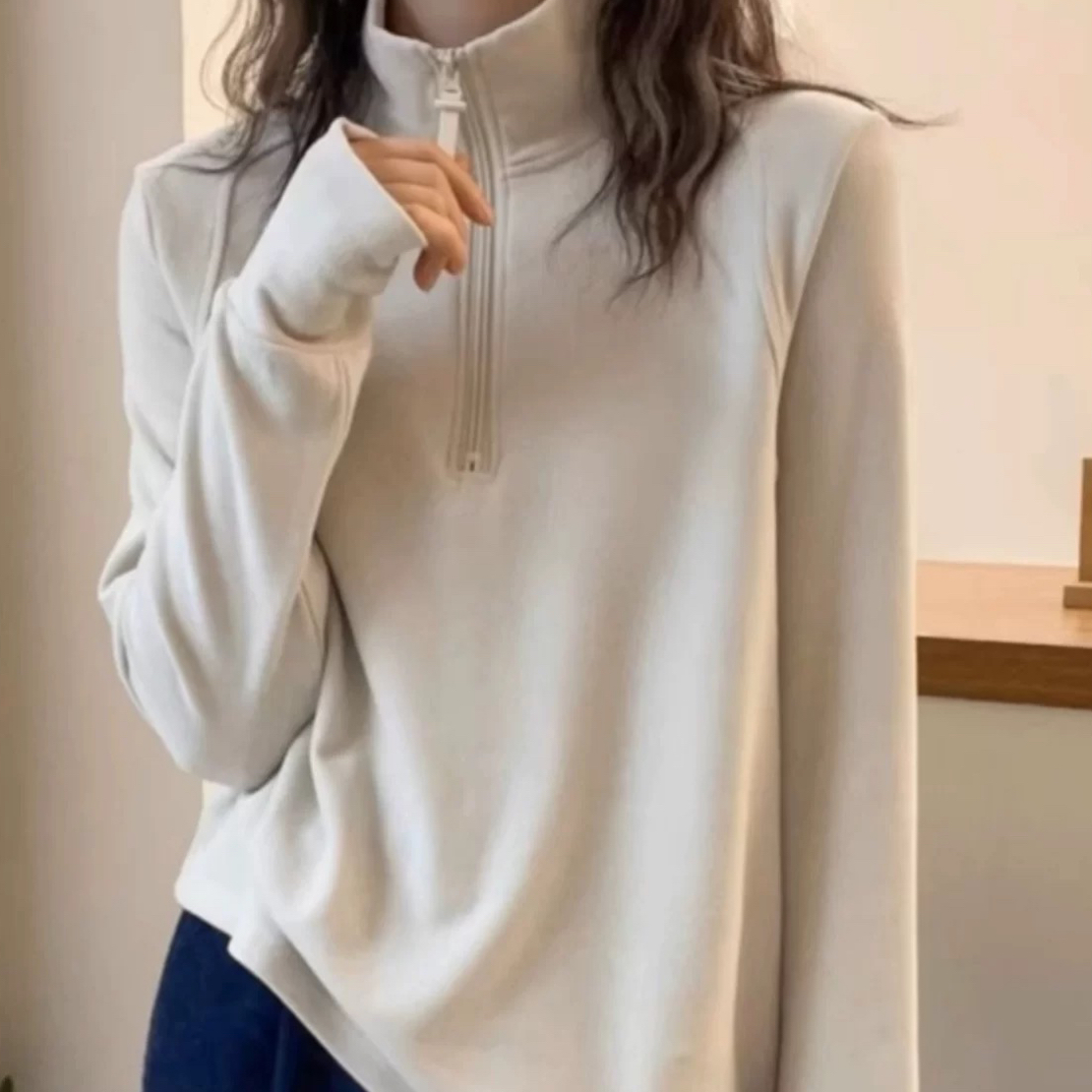 女装连衣裙外套冬季加绒加厚保暖宽松套装家居服睡衣