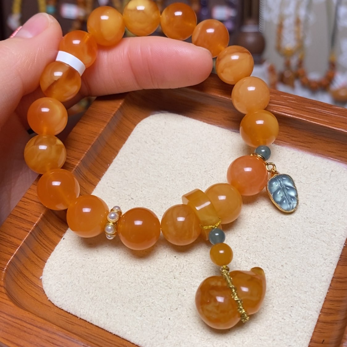 【闪购商品】手链蜜蜡未镶嵌手串