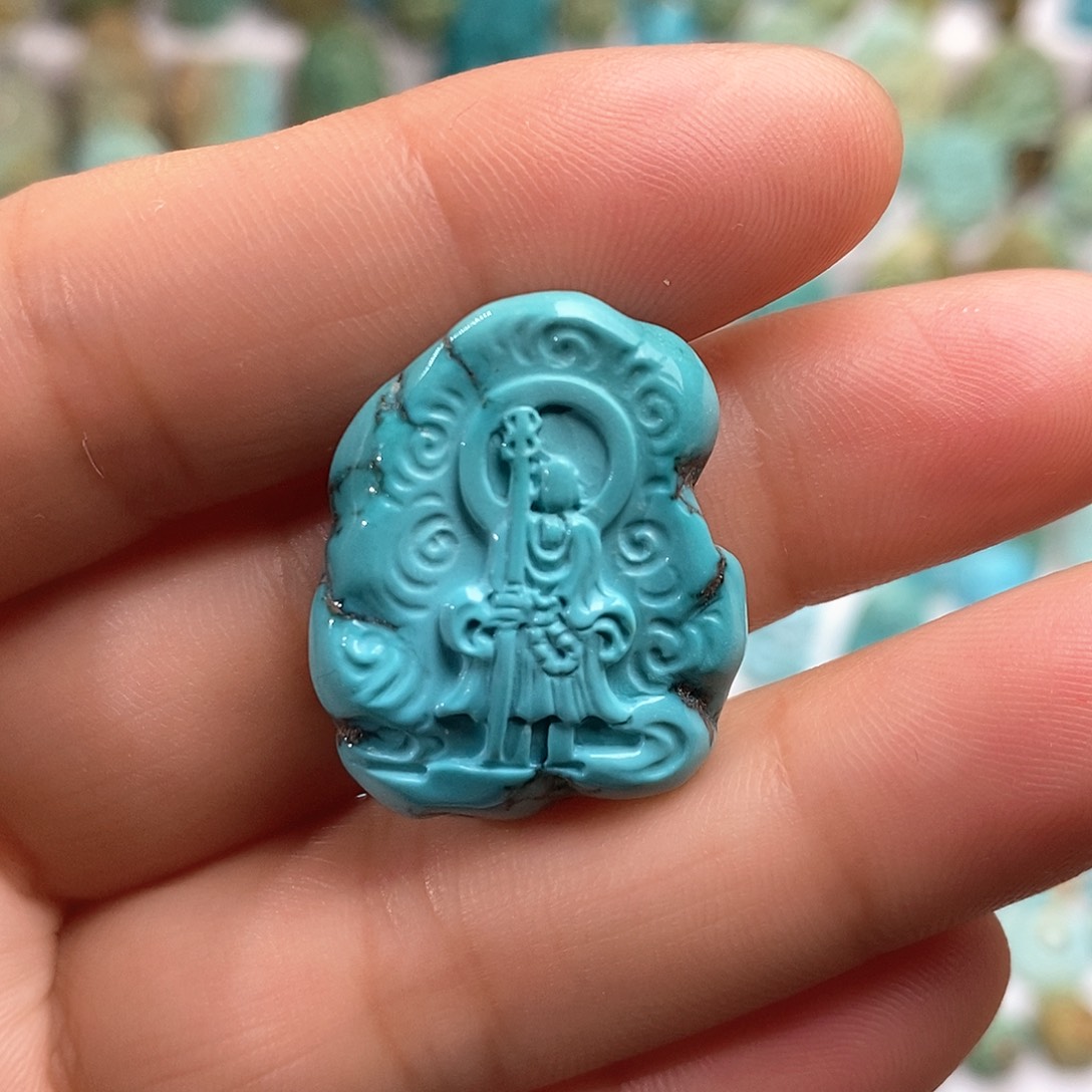 绿松石未镶嵌绿松石绿松石