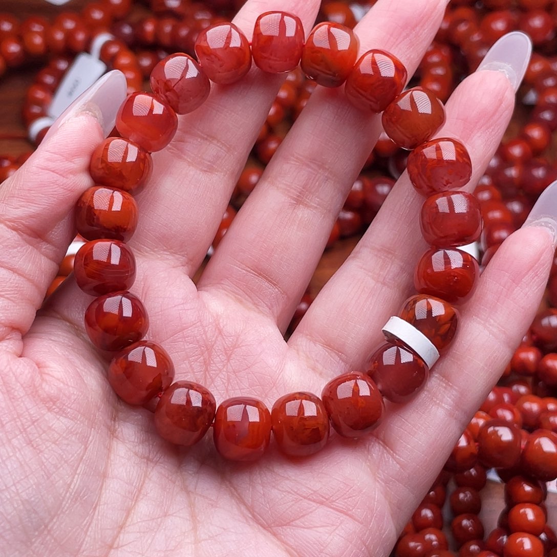 一***6南红玛瑙未镶嵌瓦西原矿11mm左右