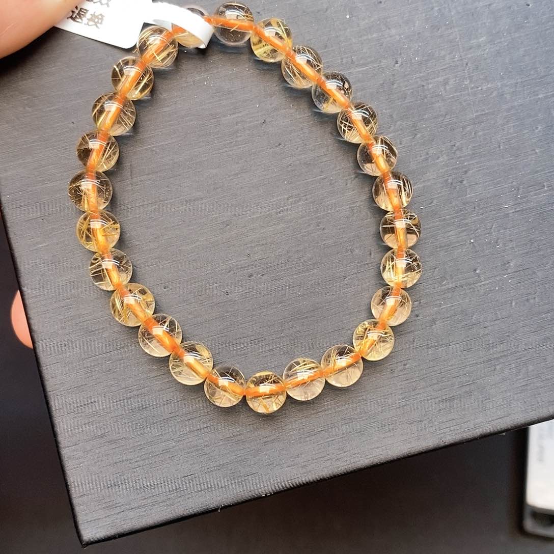 水晶手链未镶嵌16金发7mm