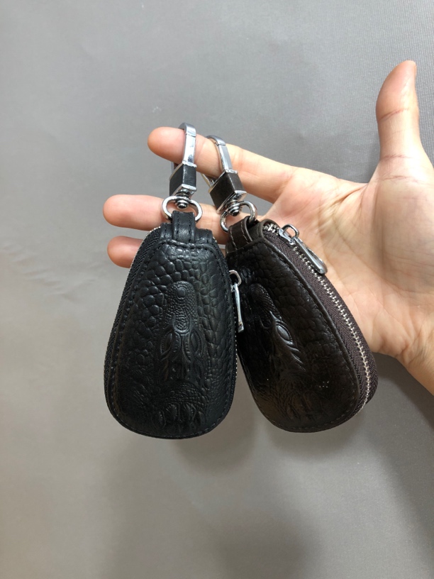 大容量多功能通用鳄鱼纹腰挂钥匙包适合汽车家用