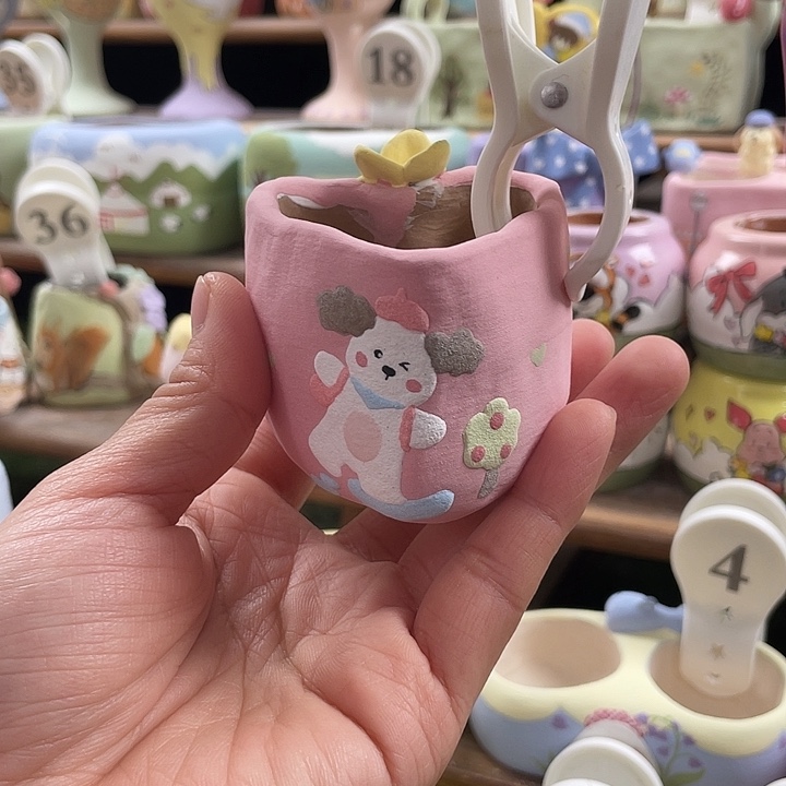 49…..手工手绘花盆