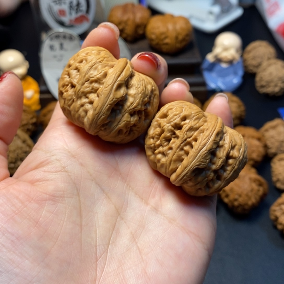 文玩核桃把件23号平谷元宝39尺全品