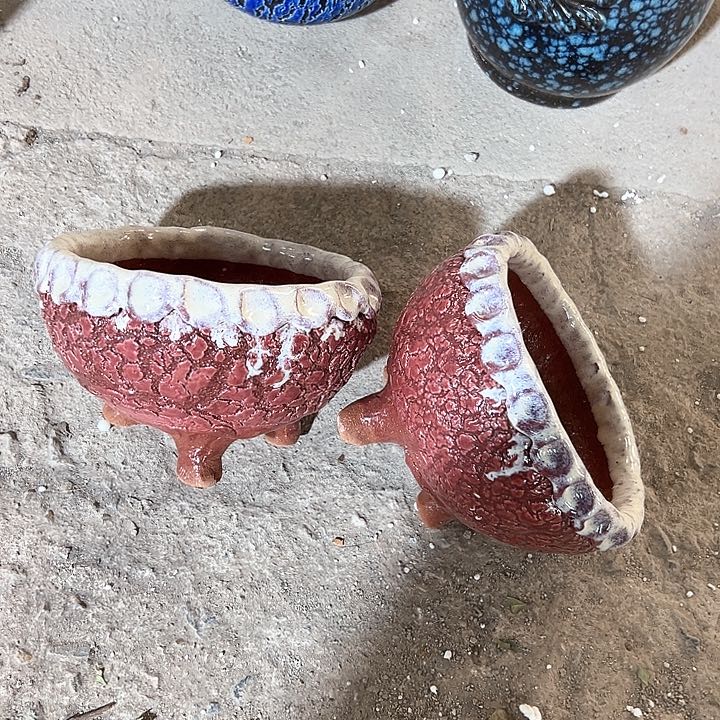 紫砂花盆次品颜色随机发