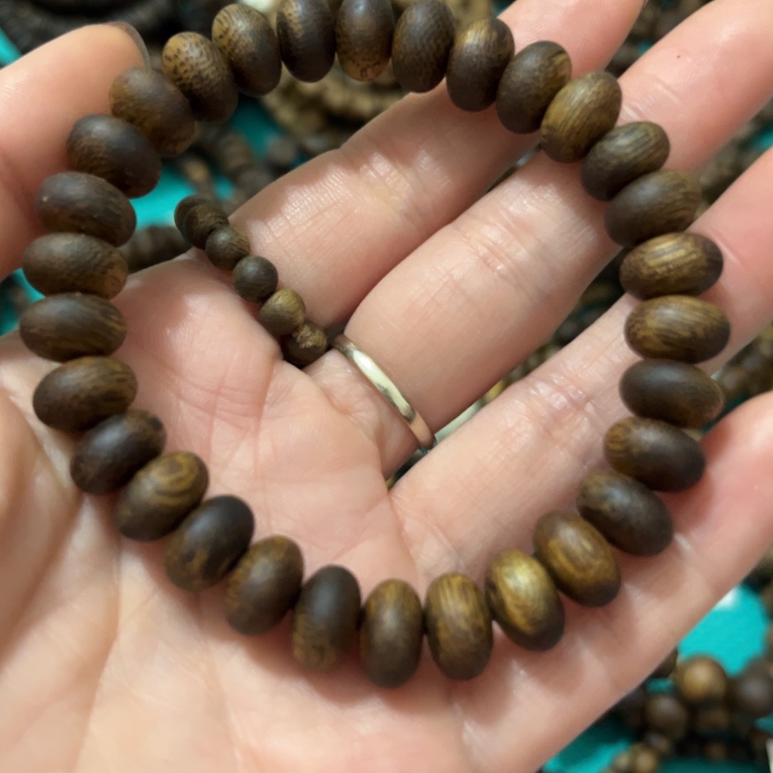 沉香手串张勺子卡1.0-7克多样性发货一条