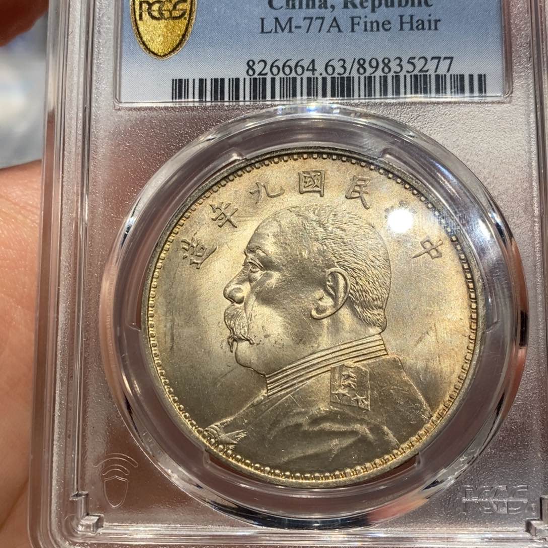 银Pcgs评级九年精发大头