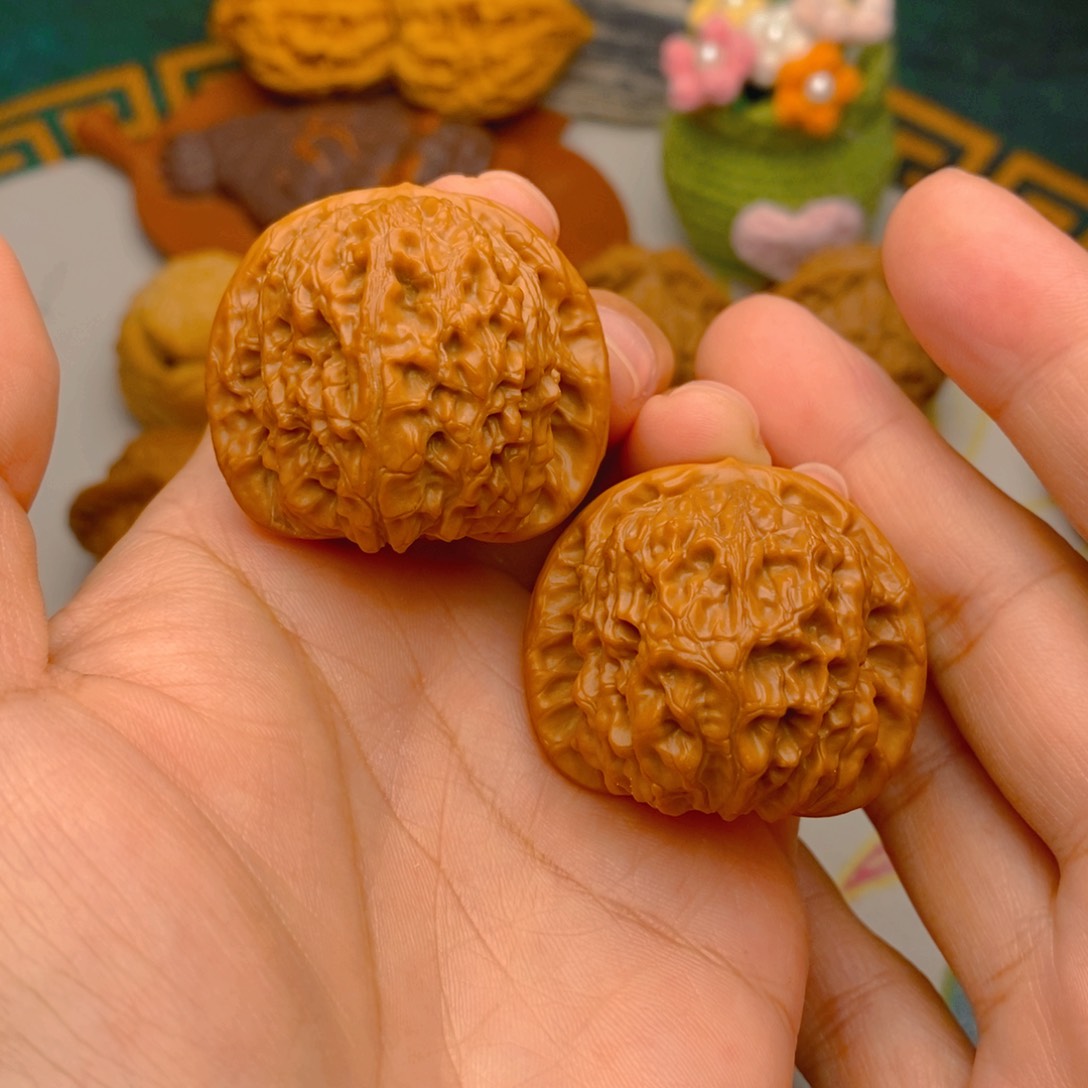 把件文玩核桃37血麒麟