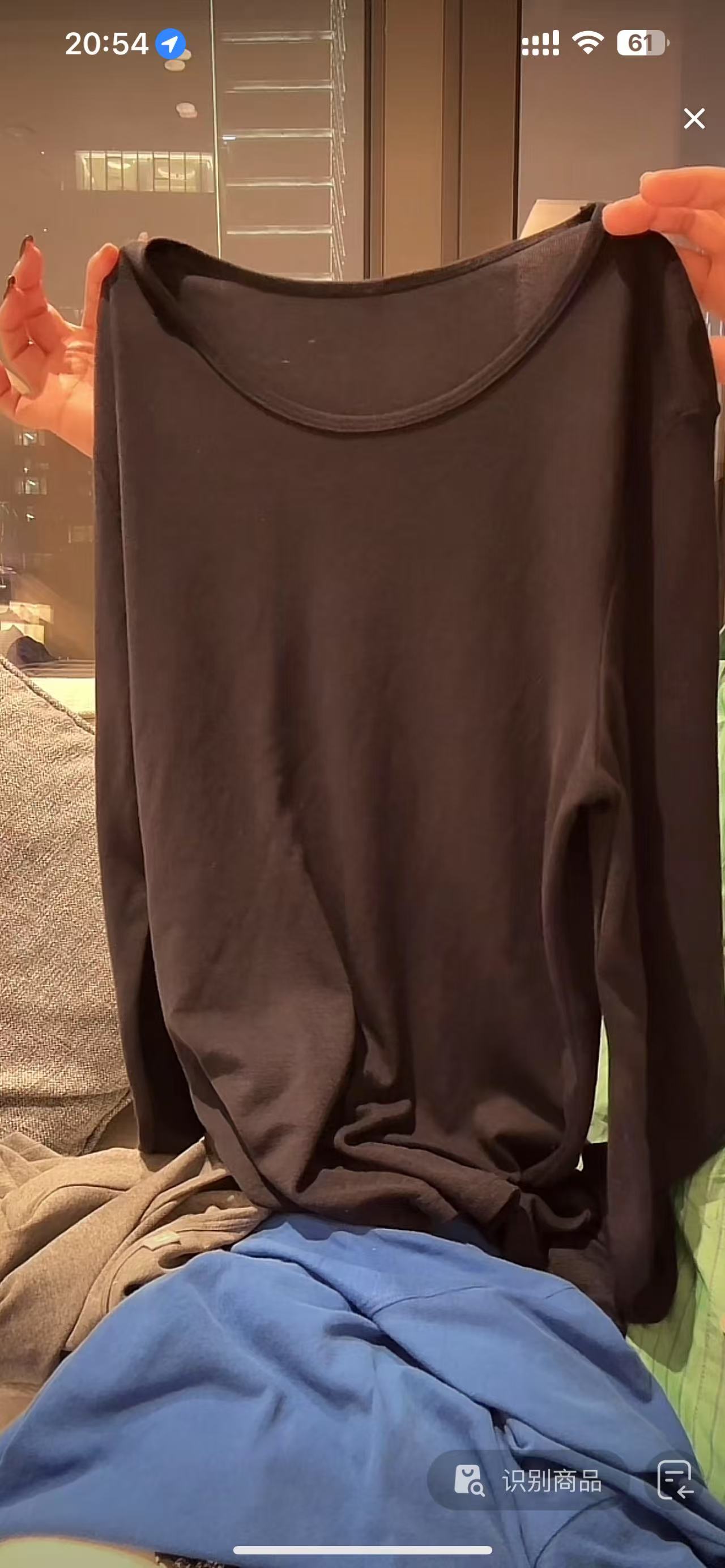 HZMIAOMIAO  蓝黑衫 0160