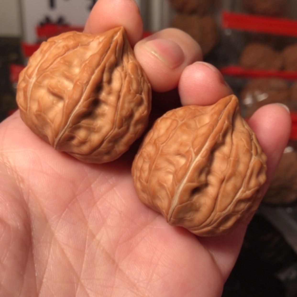 【闪购商品】文玩核桃把件龟甲纹31