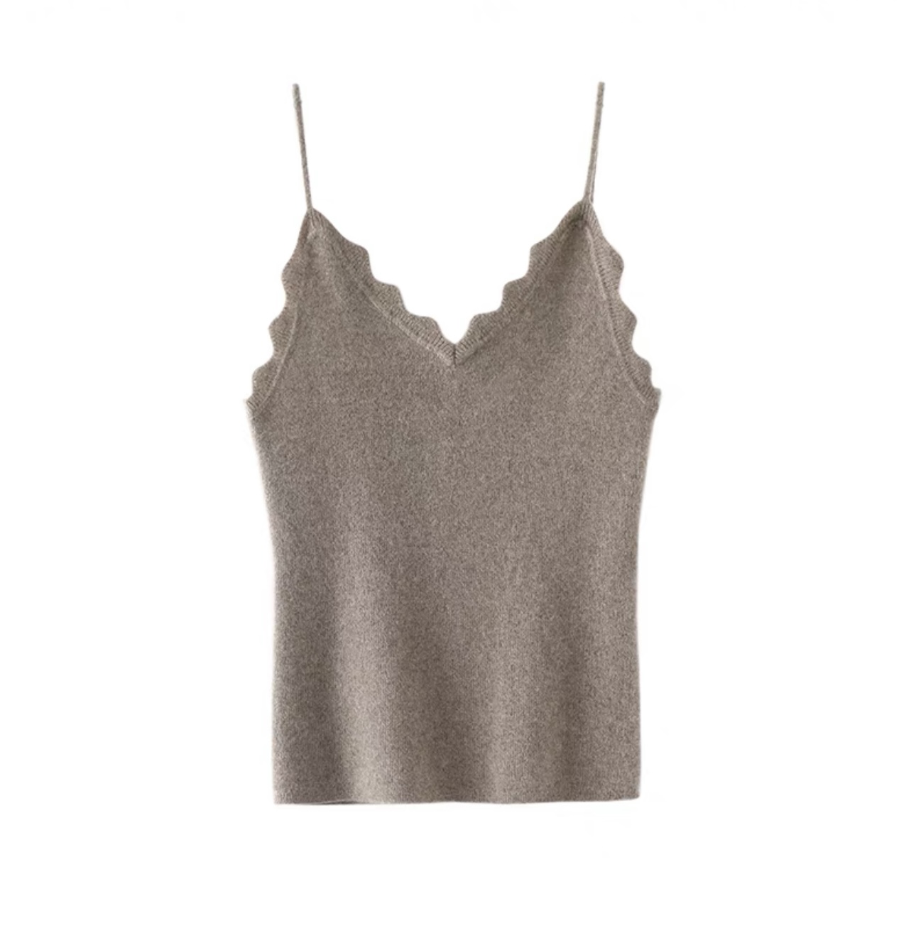 极简风羊绒加厚绒衫保暖吊带老钱风知性风