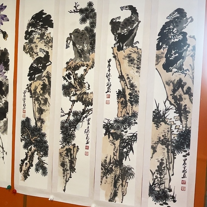 二***黑国画张圣敏先生纯手绘作品