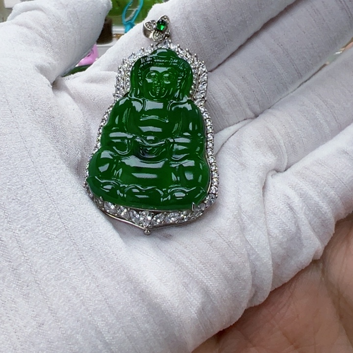 翡翠未镶嵌颈饰39.5