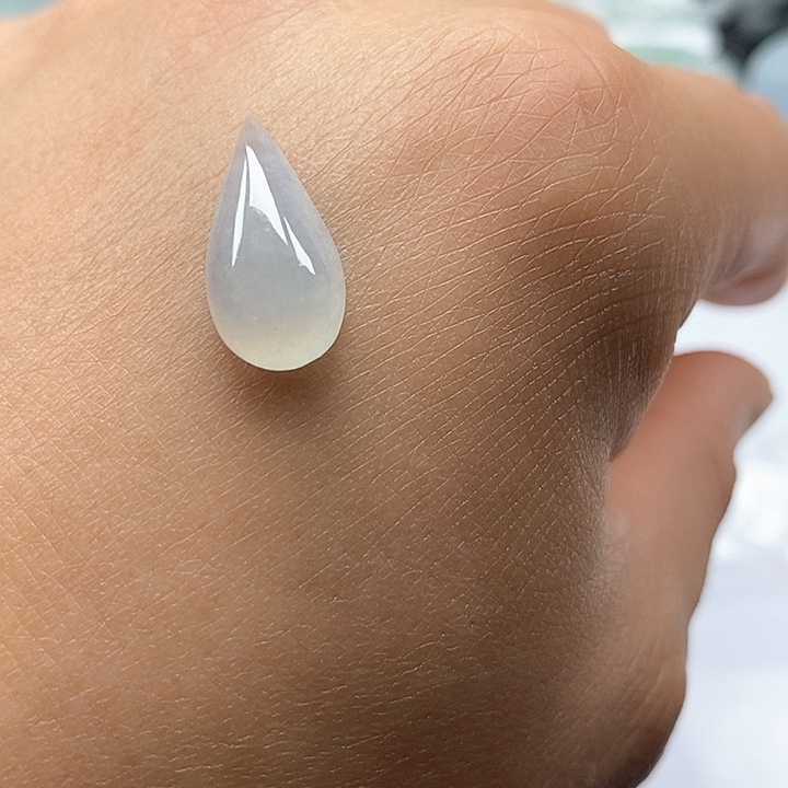 翡翠裸石老*哥缅甸翡翠首饰水滴