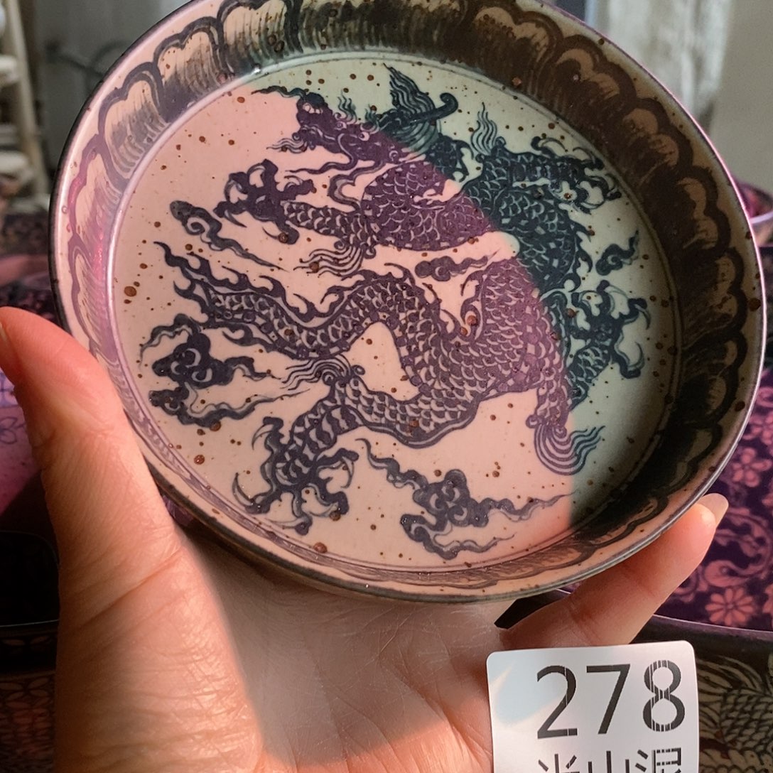 陶手工手绘青花高温陶瓷