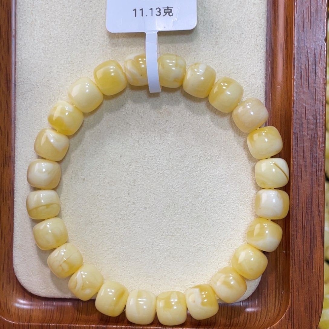 蜜蜡手链未镶嵌蜜蜡