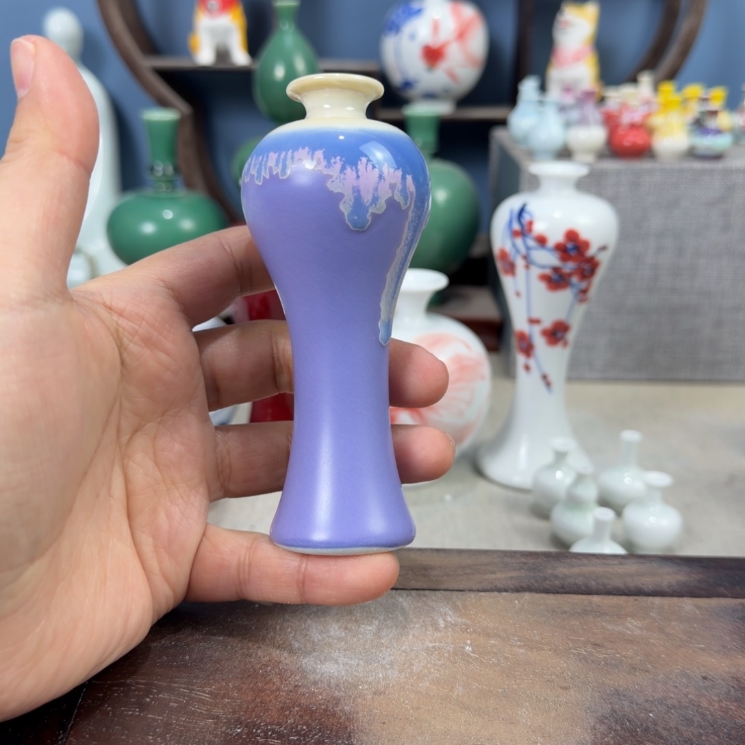 陶瓷手工小花器摆件