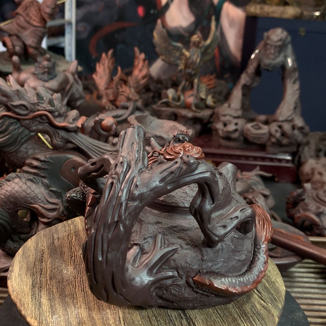 【闪购商品】紫砂全手工艺工艺流程制作不****对