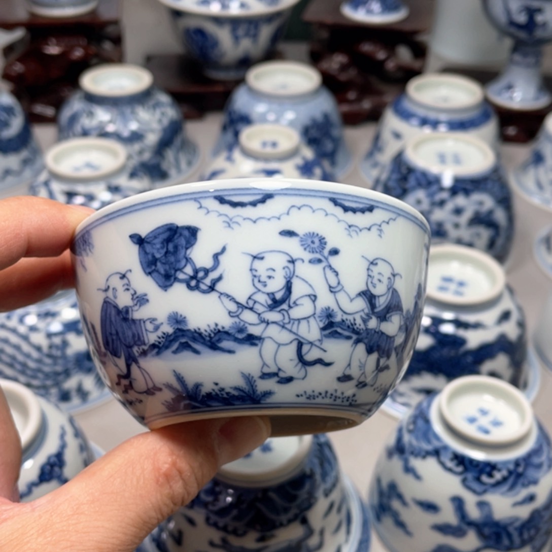 摆件景德镇陶瓷现代手工陶瓷茶具