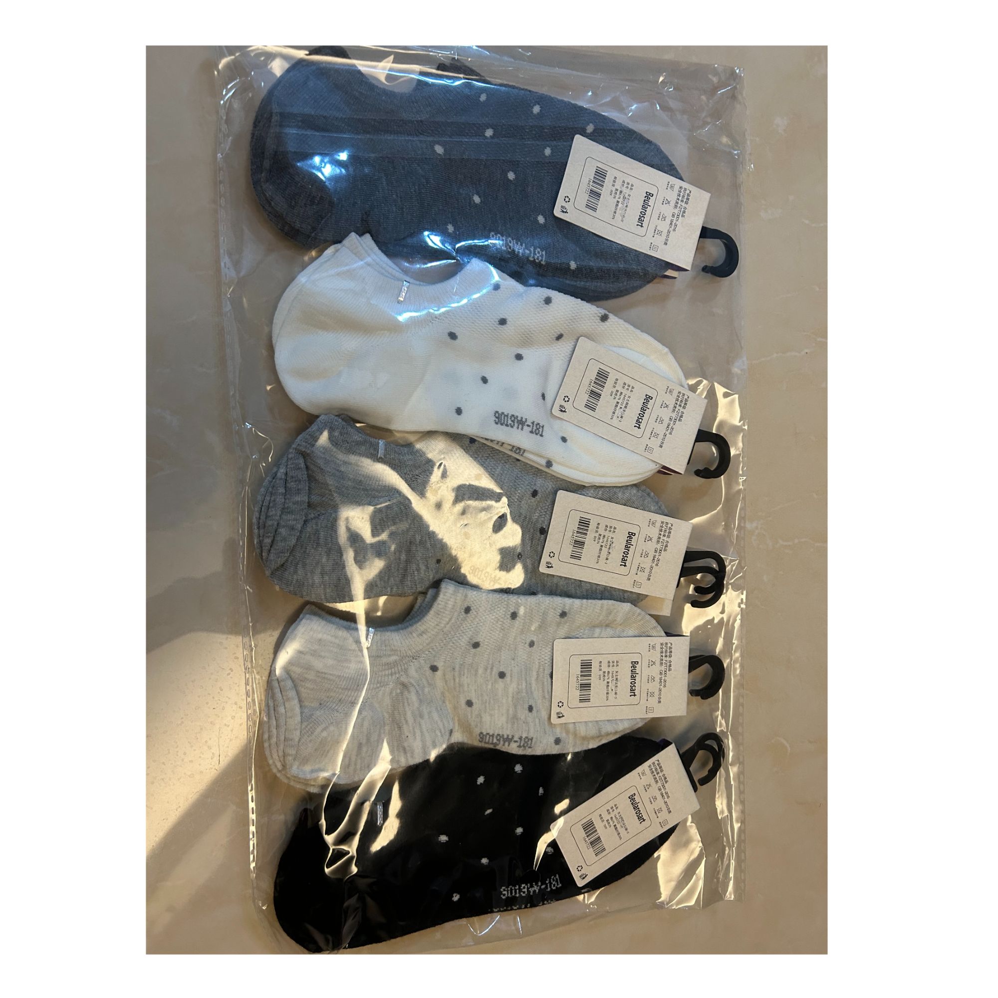 夏款短款女棉袜一包10双