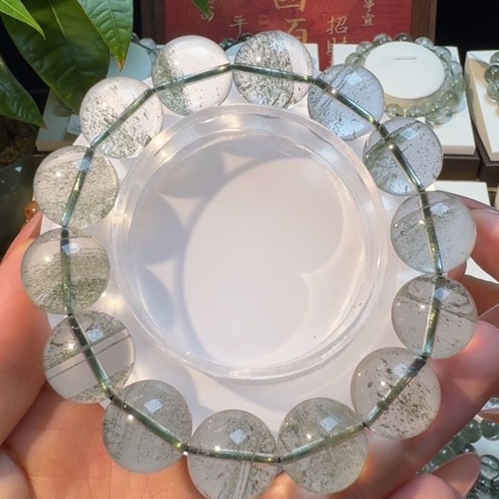 未镶嵌水晶手链绿幽灵