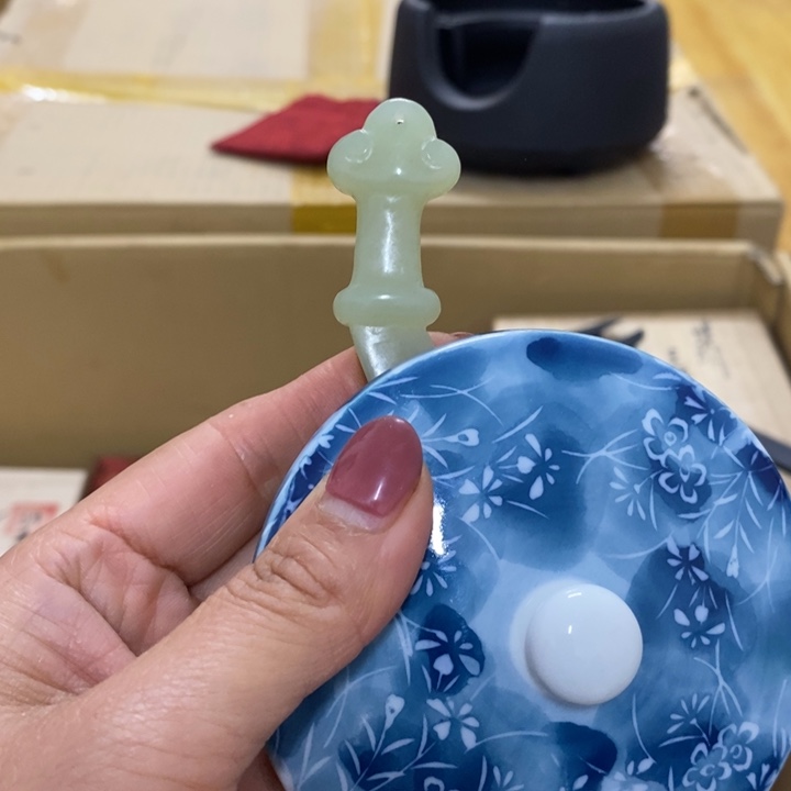 瓷中古工艺品一件