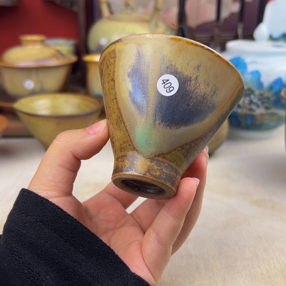 杯纯手工柴烧主人杯