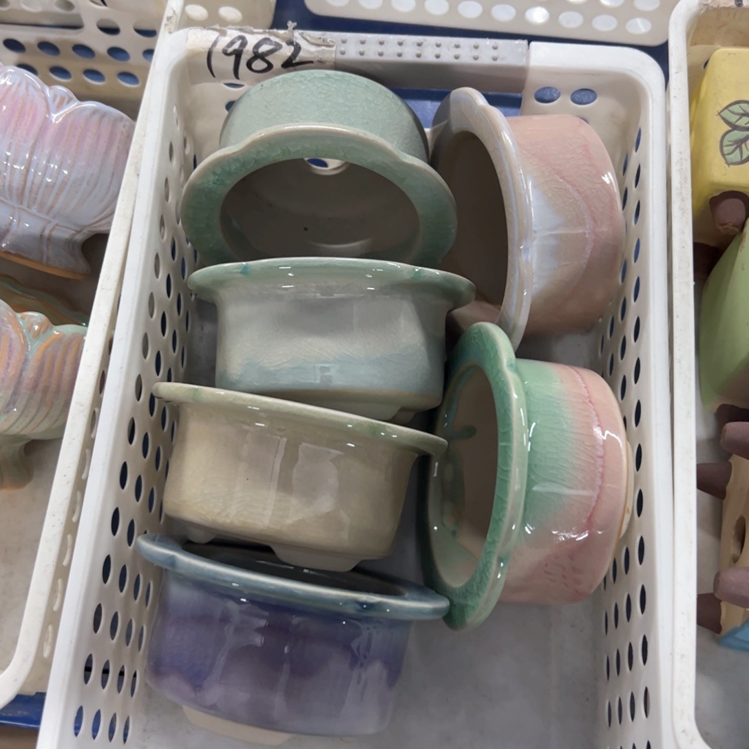 陶瓷多肉小花盆@@1982