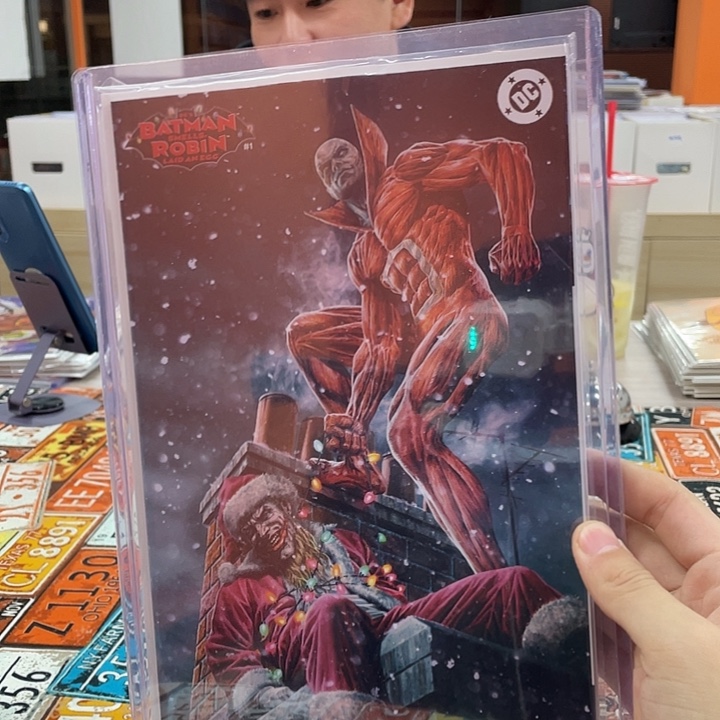 十字绣蝙蝠侠罗宾圣诞特刊