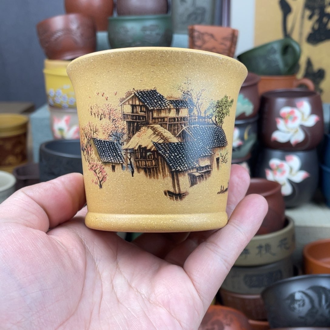 紫砂茶杯紫砂茶杯